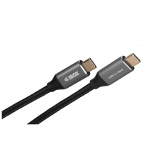I-BOX USB C/USB C, 1 m USB cable 3.2 Gen 2 (3.1 Gen 2) Black