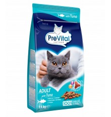 PREVITAL Adult Tuna - dry cat food - 1,4kg