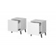 Cama Bedside table NOVA 44x40x52 white matt