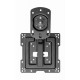 Gembird CM-43ST-01 Full motion TV ceiling mount, 19" - 43", black