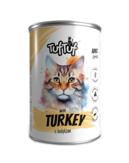 TUF TUF Meal with turkey - wet cat food - 400g