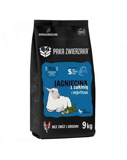 PAKA ZWIERZAKA Lamb with zucchini S - dry dog food - 9kg
