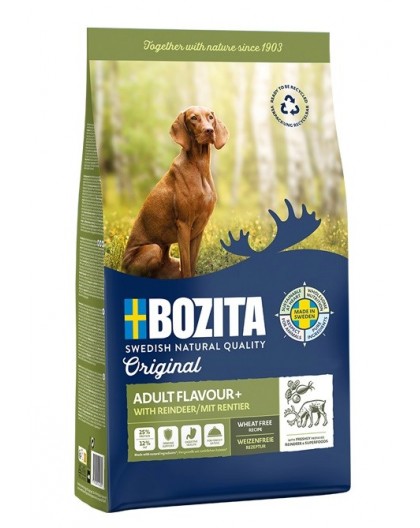 BOZITA Original Adult Flavour+ Reindeer - dry dog food - 12kg