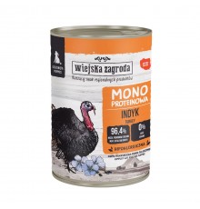 WIEJSKA ZAGRODA Puppies Monoprotein Turkey - wet dog food - 400g