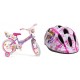 16" Paw Patrol Purple 1680 Girl children's bicycle + Paw Patrol pink children's helmet TOIMSA 10896