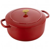 Ballarini Bellamonte Round Cast Iron Pot - 7 ltr, Red