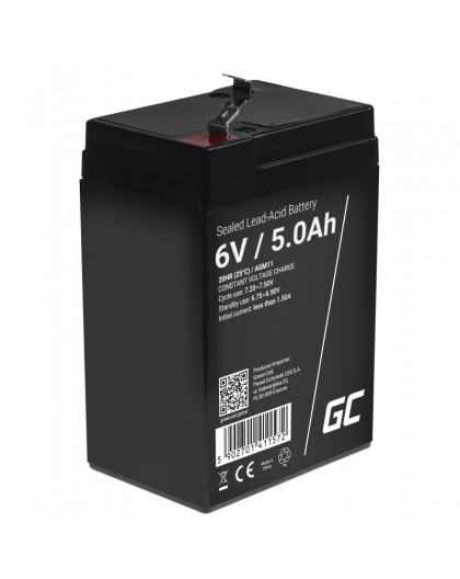 Green Cell AGM11 UPS battery Sealed Lead Acid (VRLA) 6 V 5 Ah