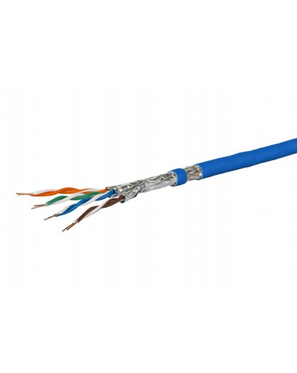 METZ CONNECT 1308427B34145 networking cable Blue 100 m Cat7a S/FTP (S-STP)