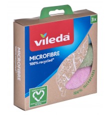 Cleaning Cloth Vileda Microfibre 100% Recycled 3 pcs.