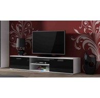 Cama TV stand SOHO 180 white/black gloss