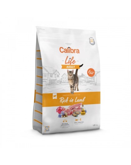 CALIBRA Cat Life Adult Lamb - dry cat food - 1,5kg