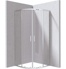Semi-circular shower cabin 90x90 cm