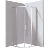 Semi-circular shower cabin 90x90 cm