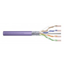 Installation cable DIGITUS category 6 F/UTP Dca AWG23/1 LSOH, 305m, purple, spool