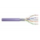 Installation cable DIGITUS category 6 F/UTP Dca AWG23/1 LSOH, 305m, purple, spool