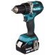 Makita DDF484RFJ drill 2000 RPM 1.8 kg Black, Blue