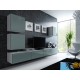 Cama Square cabinet VIGO 50/50/30 white/grey gloss