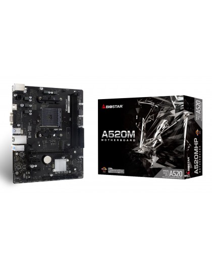 Biostar A520MHP motherboard AMD A520 Socket AM4 micro ATX