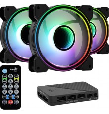 Aerocool Mirage 12 ARGB Pro Computer case Cooling set 12 cm Black