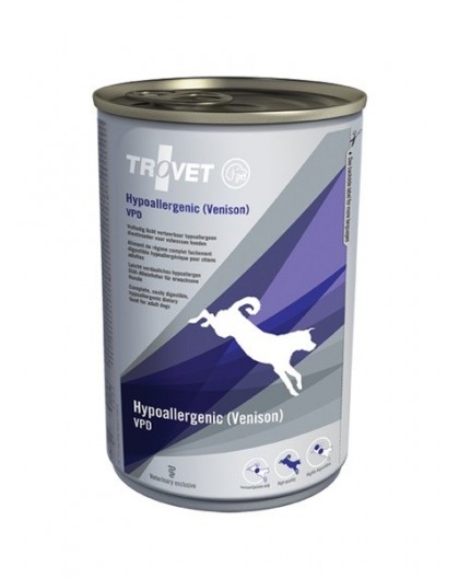 TROVET Hypoallergenic VPD with venison - Wet dog food - 400 g