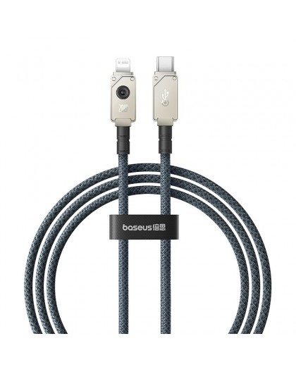 Baseus Unbreakable USB C to iP cable 1 m 20 W White
