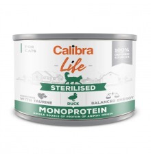CALIBRA Cat Life Sterilised Duck - wet cat food - 200g