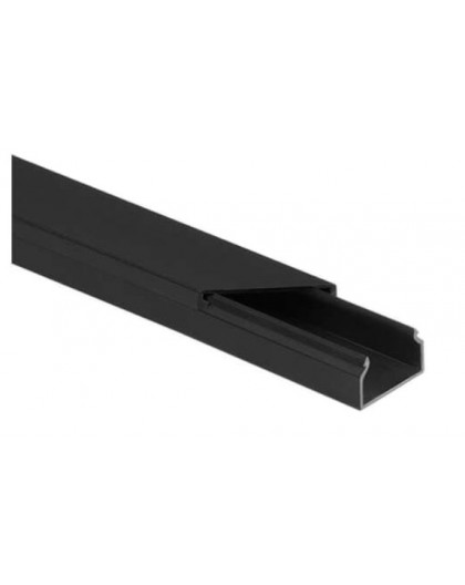 Electrical installation strip set BLACK CLS 25x16 2m (PACK 10zt.)