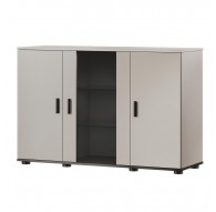 Cama SOHO chest of drawers 120x41x80 cashmere + black