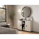 Cama SOHO chest of drawers 120x41x80 cashmere + black