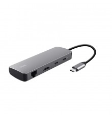 Trust 25672 interface hub USB Type-C Grey