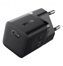 Baseus P10110909113-00 USB-C GaN5 mini 25W mains charger Black