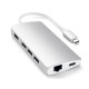 Satechi ST-TCMA2S laptop dock/port replicator USB 3.2 Gen 1 (3.1 Gen 1) Type-C Silver