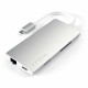 Satechi ST-TCMA2S laptop dock/port replicator USB 3.2 Gen 1 (3.1 Gen 1) Type-C Silver