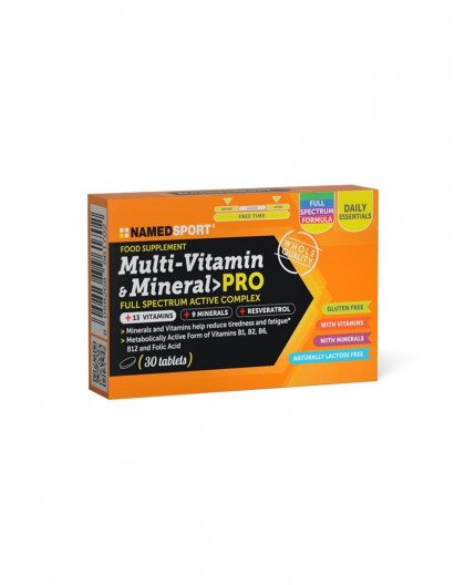 Dietary supplement - NAMEDSPORT Multivitamins and minerals Pro