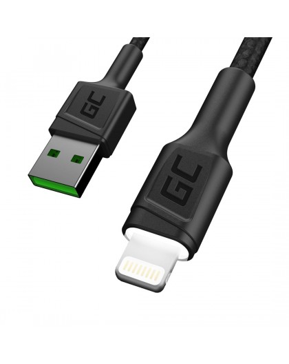 Green Cell KABGC05 lightning cable 1.2 m Black