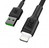 Green Cell KABGC05 lightning cable 1.2 m Black