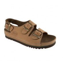 Scholl Air Bag Back Strap Comfortable Sandals Brown 35