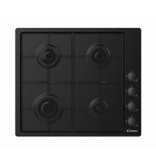 Candy CHW6LBB Black Built-in 60 cm Gas 4 zone(s)