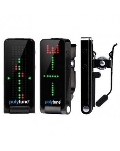 TC Electronic PolyTune Clip Black Tuner gitarowy na klipsie czarny