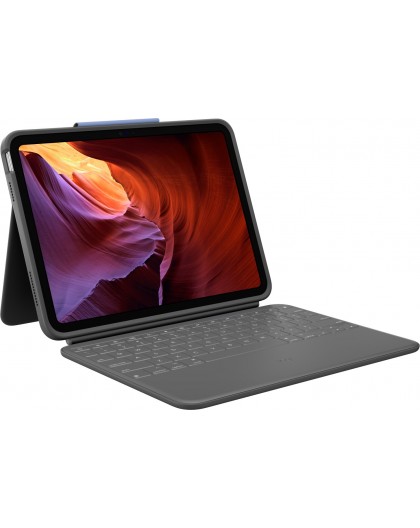 Logitech 920-011200 mobile device keyboard QWERTZ German Smart Connector Graphite