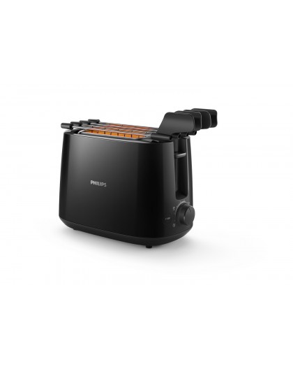 Philips Daily Collection HD2583/90 Toaster 600 W Black