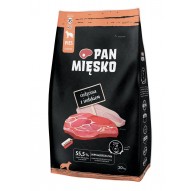 PAN MIĘSKO Veal with turkey XS - dry dog food - 20kg