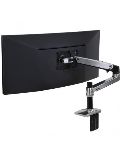 Ergotron LX DESK MOUNT LCD ARM POLISHED/32IN BLACK/WHITE VESA MIS-D