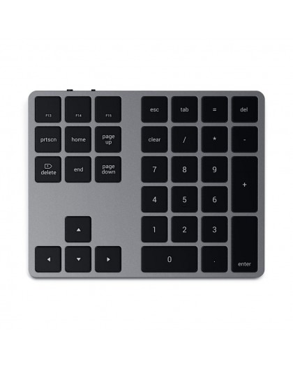 Satechi ST-XLABKM numeric keypad Universal Bluetooth Grey