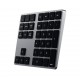 Satechi ST-XLABKM numeric keypad Universal Bluetooth Grey