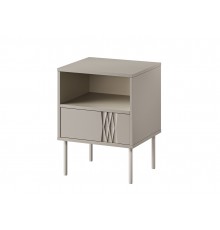 Bedside table 2 pcs. TRESSE 44x40x53 cashmere matt