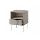 Bedside table 2 pcs. TRESSE 44x40x53 cashmere matt