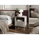 Bedside table 2 pcs. TRESSE 44x40x53 cashmere matt
