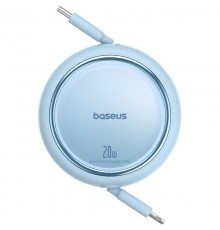 Baseus Free2Pull - 20 W USB-C to Lightning Retractable Cable, 1 m (blue)