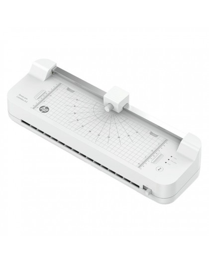 HP ONELAM COMBO A3 laminator, Warm, integrated trimmer, corner rounder, 40 cm/min speed + 15 pouches: 3xA4, 4xA5, 4xA6, 4xB-CARD